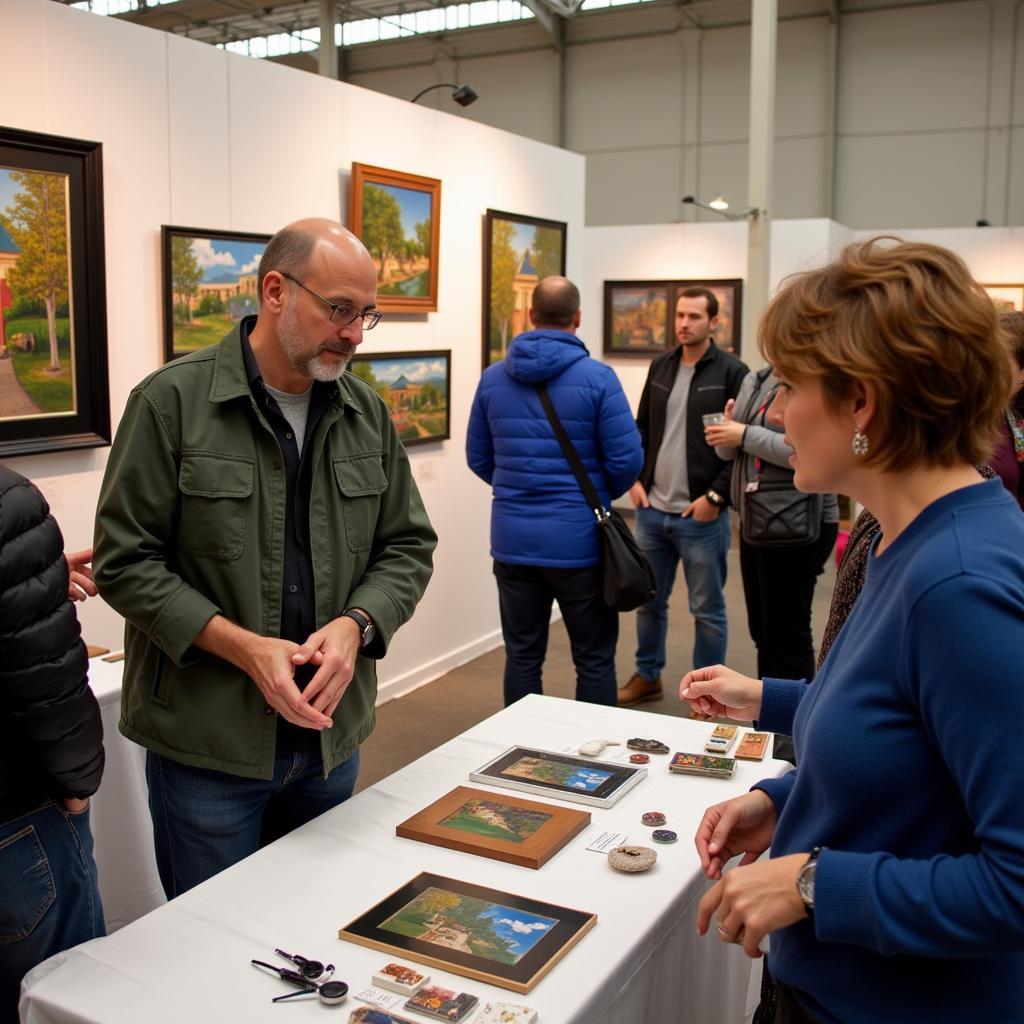 Giao lưu với nghệ sĩ tại Geneva Fine Art Fair