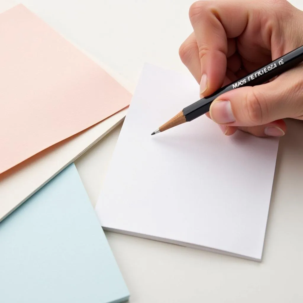 High-quality art memo pad paper