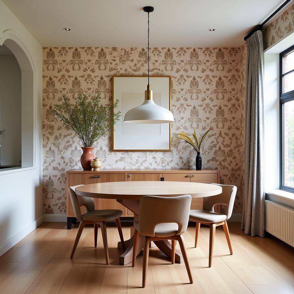 Arts and Crafts Wallpaper in a Modern Setting