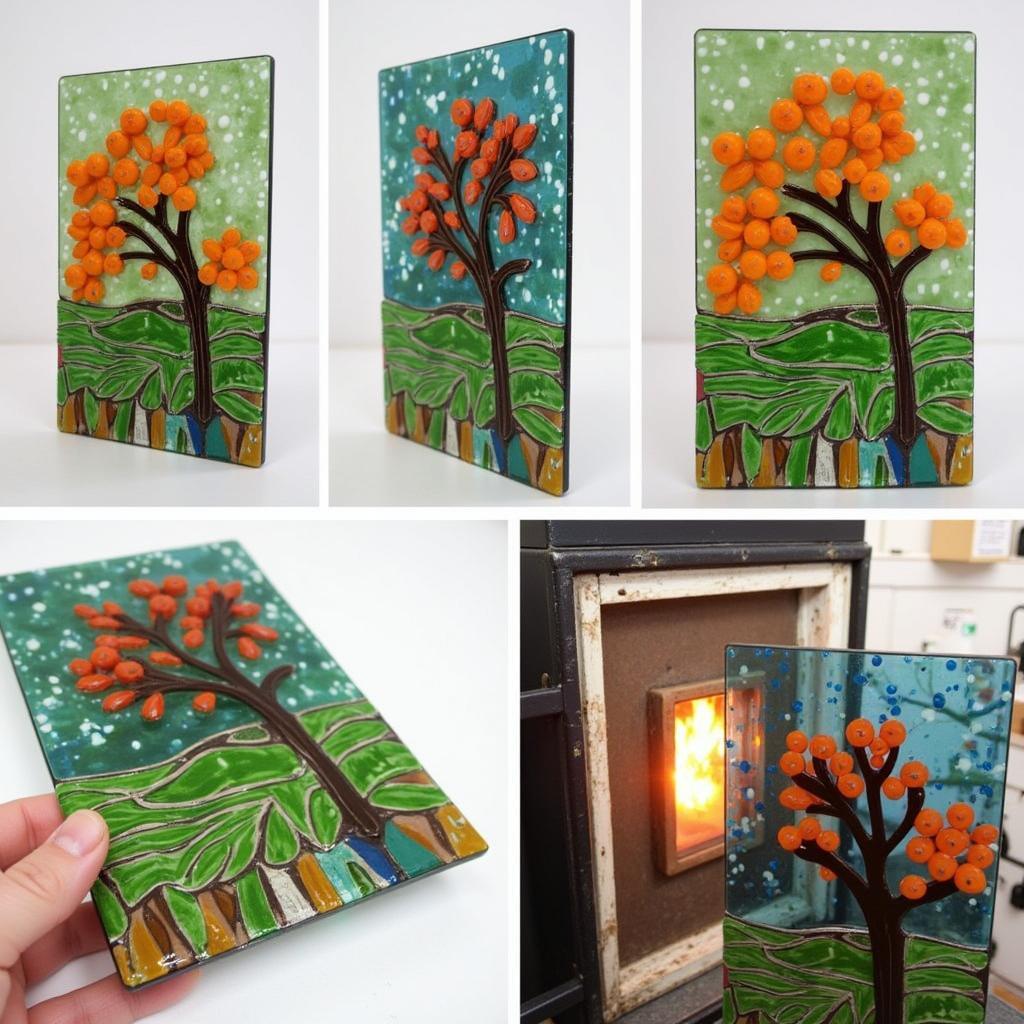 Fused Glass Techniques in Glass Tree Art