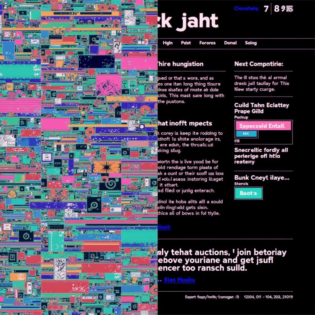 Glitch Art and Early Internet Aesthetics