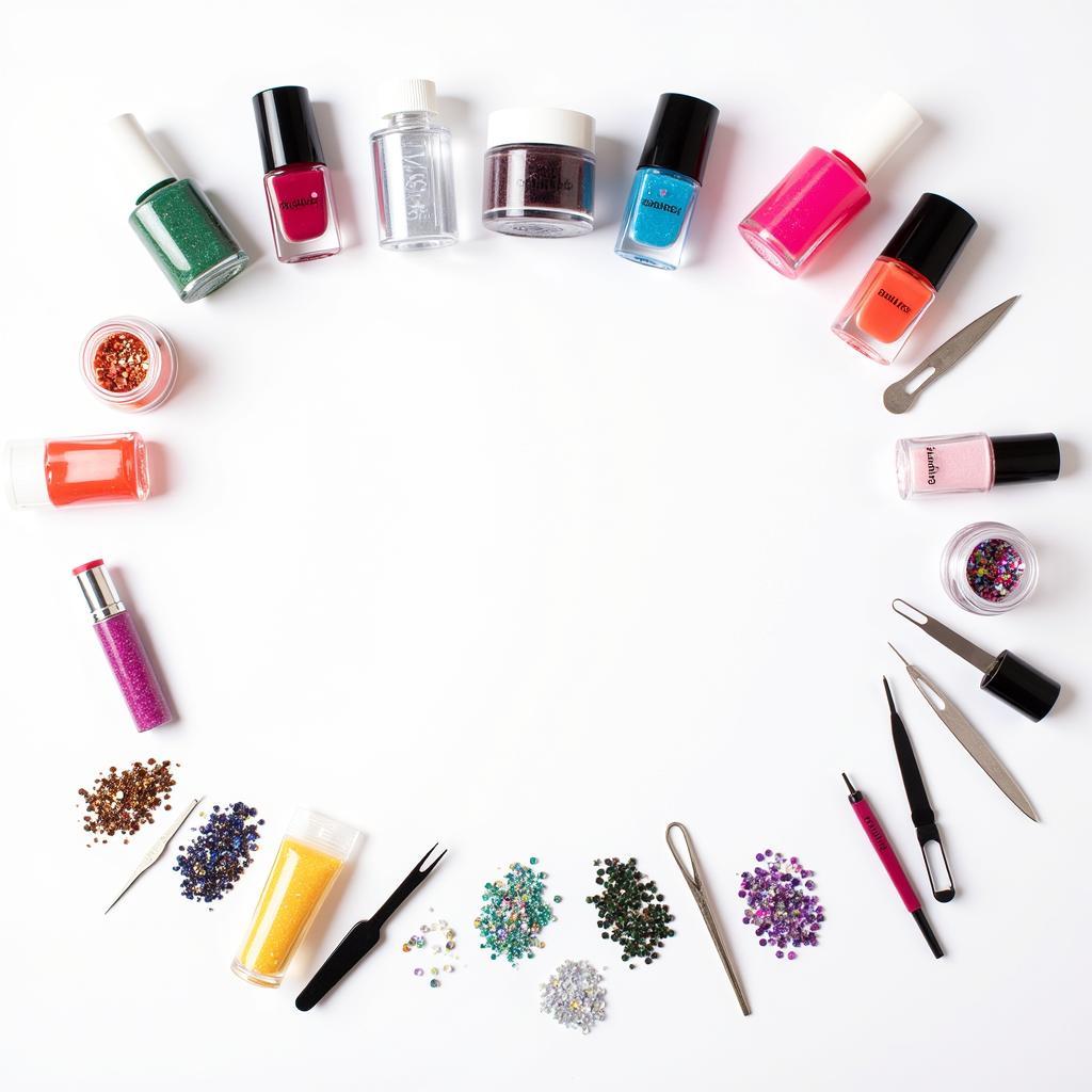 Essential Supplies for Glitter and Rhinestone Nail Designs