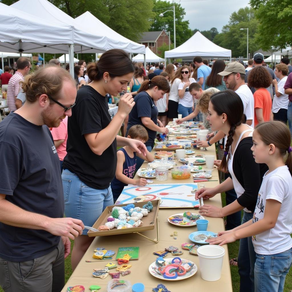 Grand Rivers Kentucky Community at the Arts and Crafts Festival