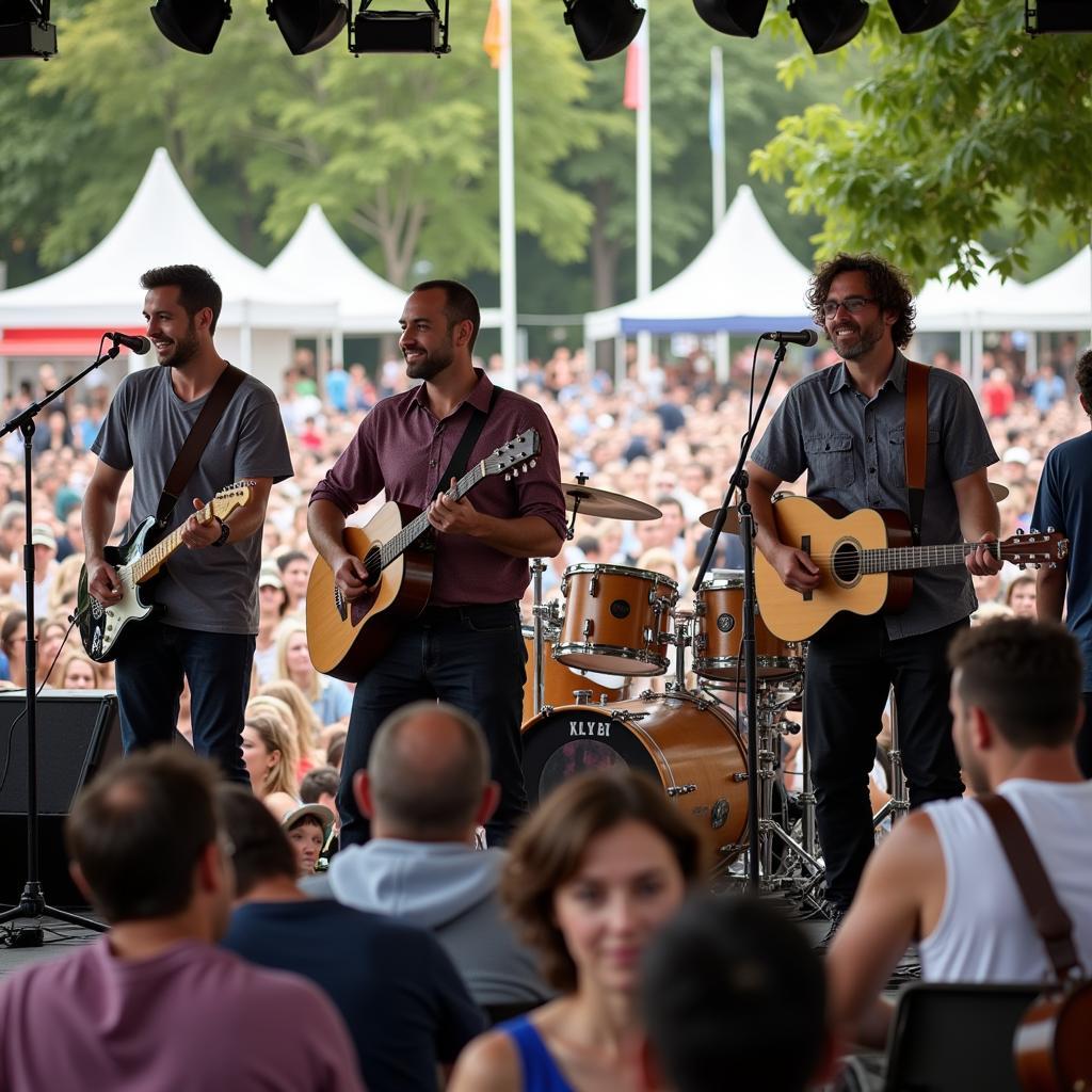 Live music performance at the Great Barrington Art Festival