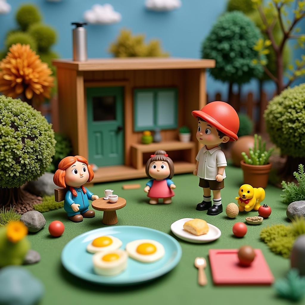 Green Eggs and Ham Diorama Project