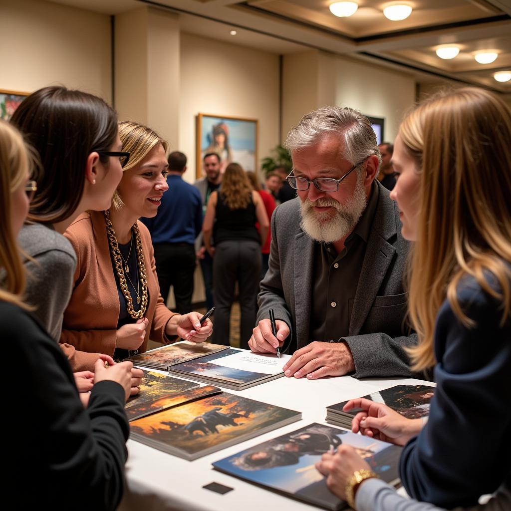 Greg Olsen Signing Art Book