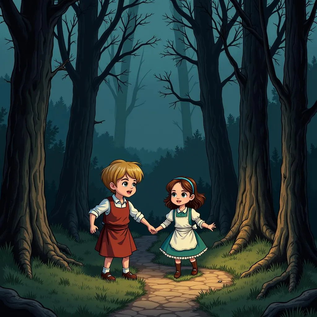 Hansel and Gretel illustrations