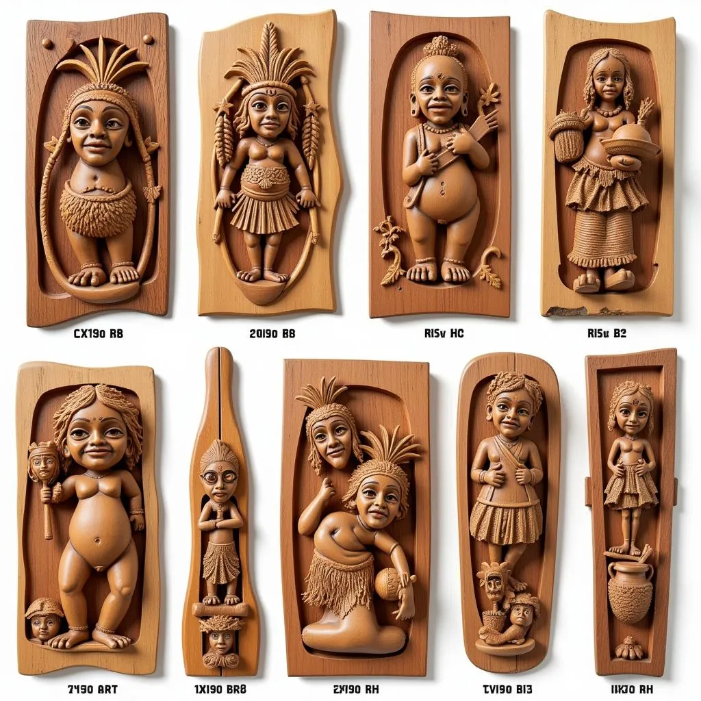 Examples of Hawaiian Island Wood Wall Art