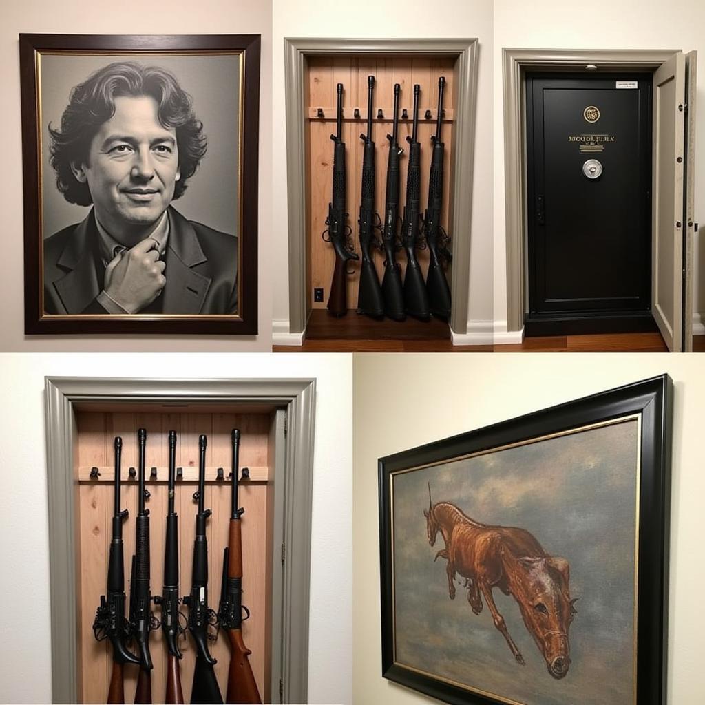 Hidden Gun Safe Wall Art