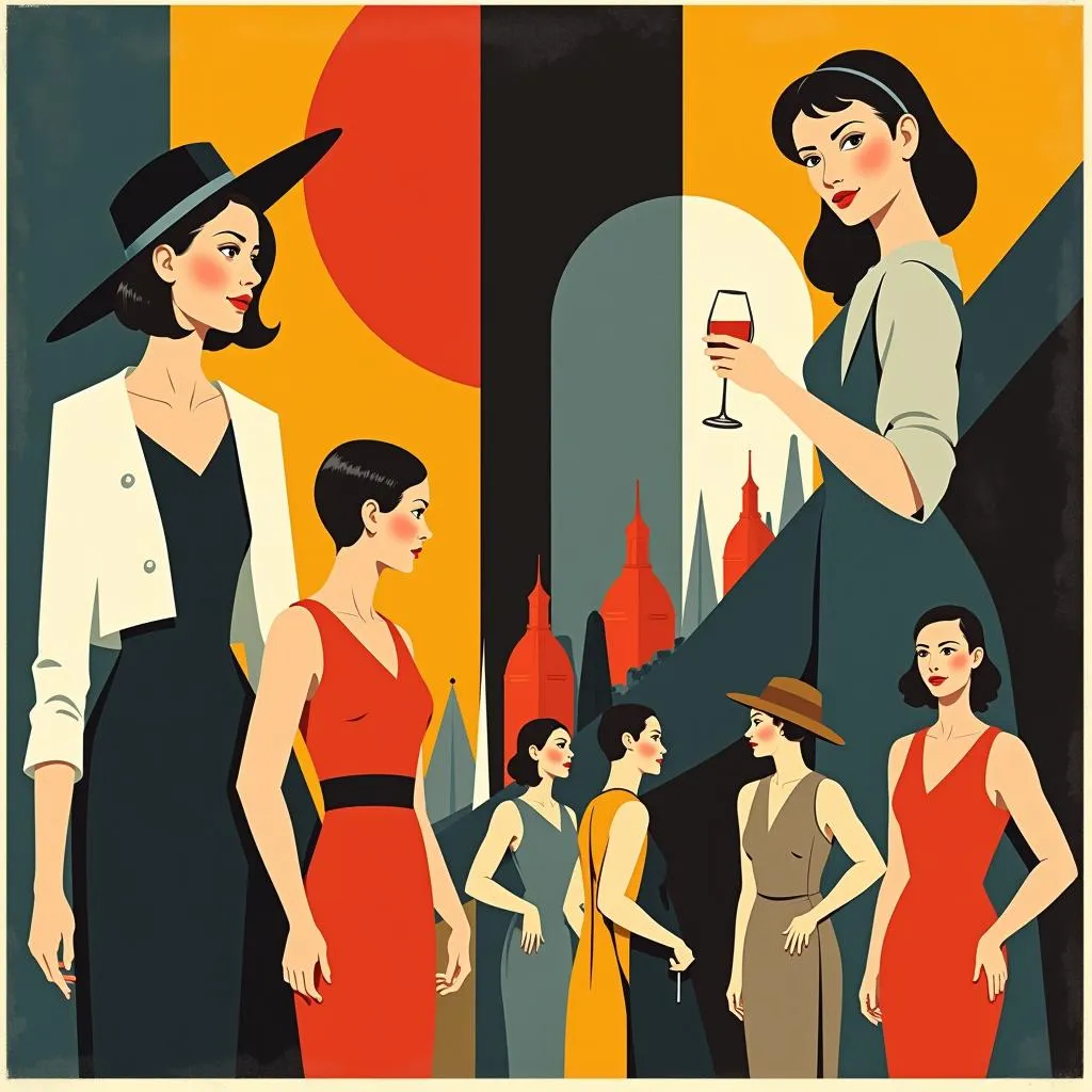 French Art Deco Poster