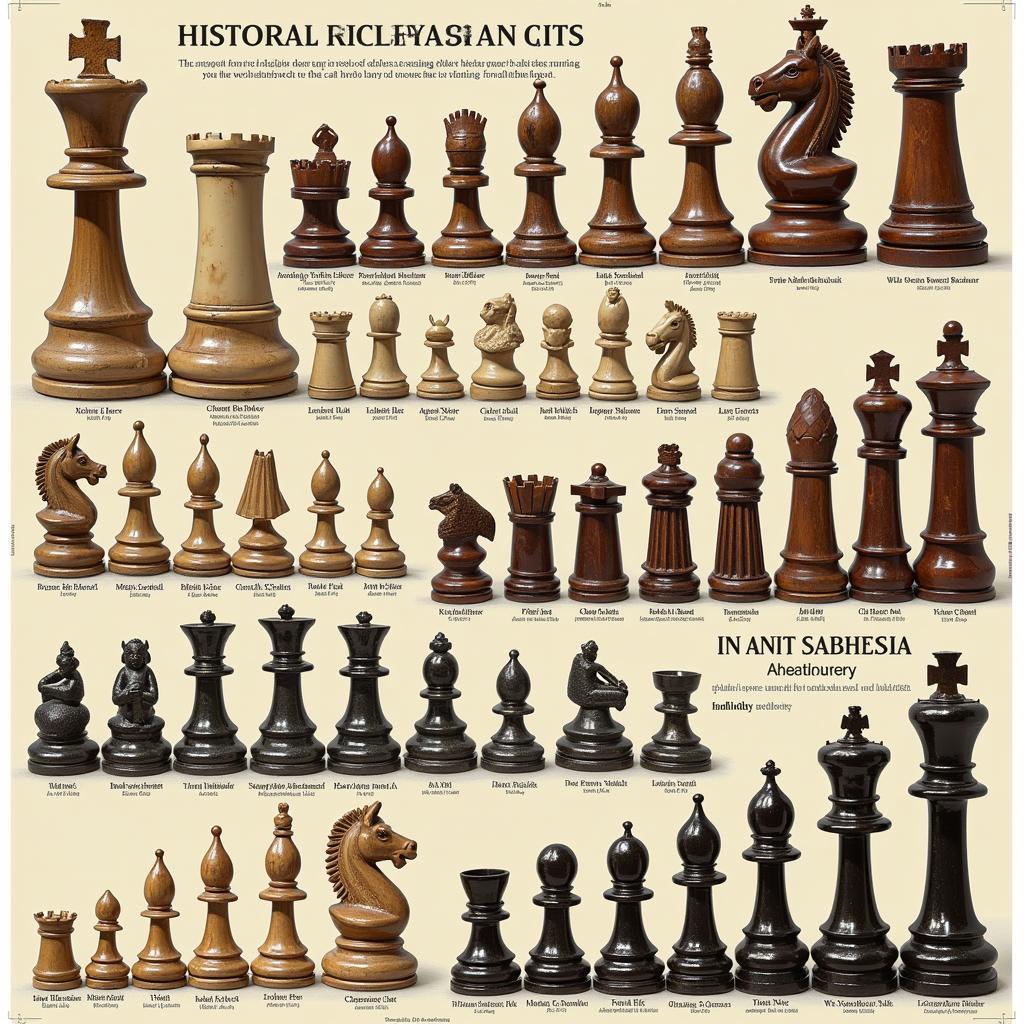 Historical Evolution of Art Chess Sets