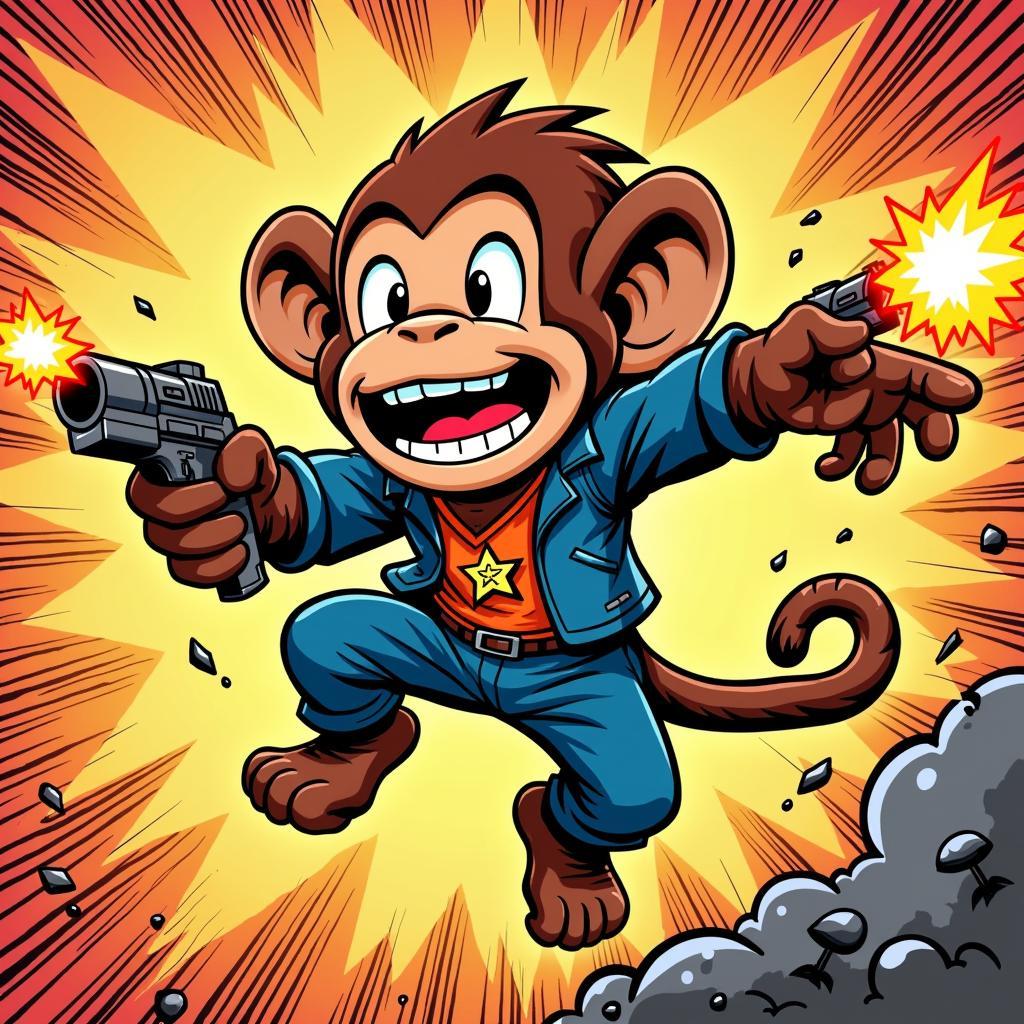 Hit Monkey theo phong cách truyện tranh