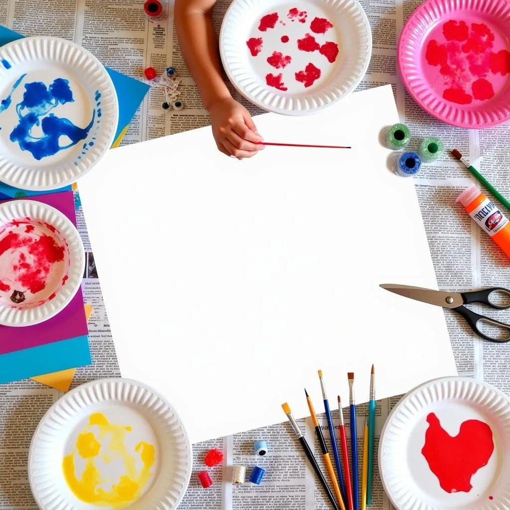 independence day painting activity