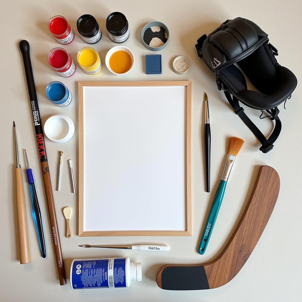 Essential Tools and Materials for Hockey Stick Art