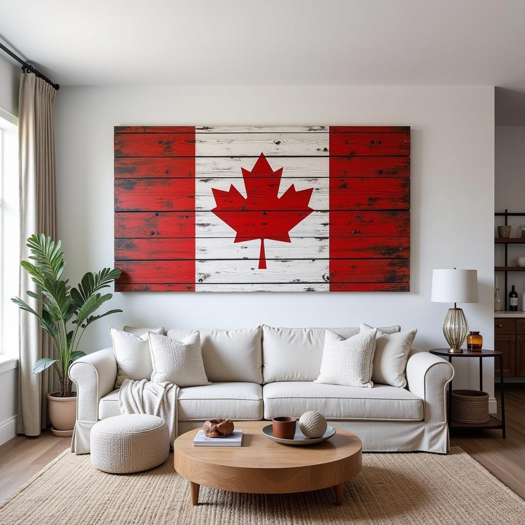 Hockey Stick Flag Wall Art