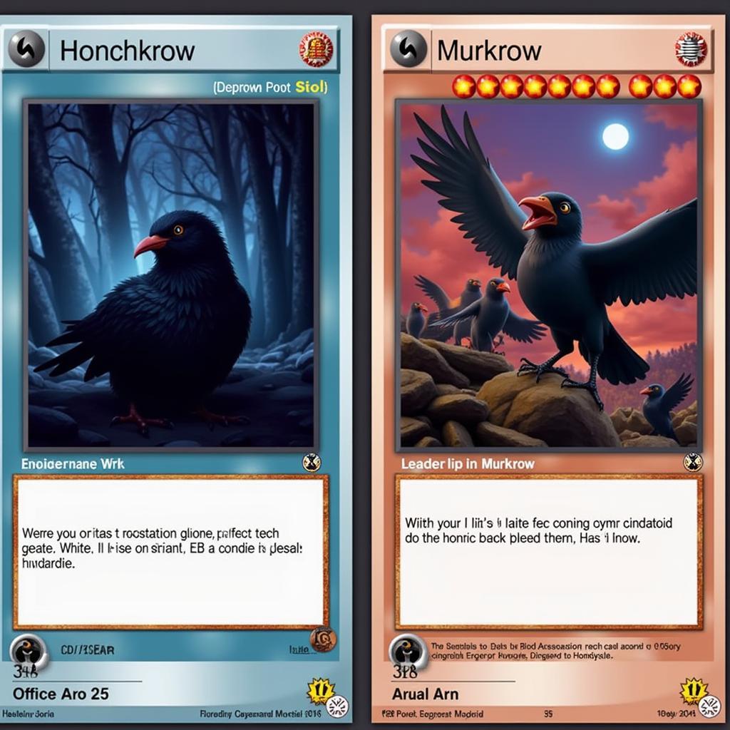 Honchkrow Alternate Art Dark Themes