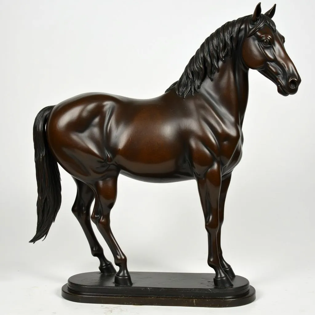 A Majestic Horse Sculpture:  A Symbol of Strength and Beauty