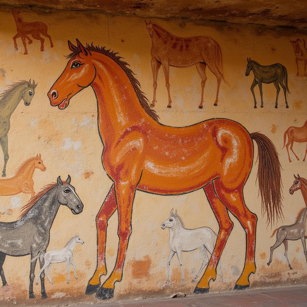 Horses in Ancient Cave Paintings