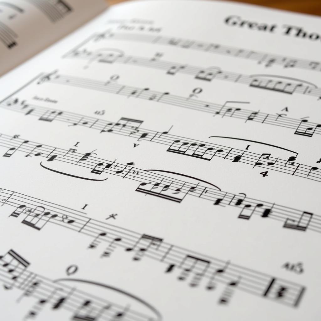 Piano sheet music for How Great Thou Art