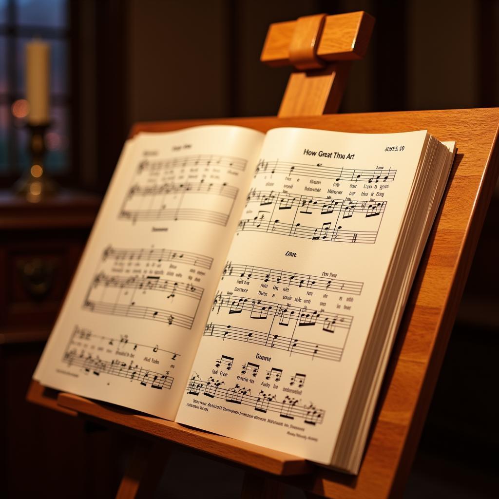 Sheet music for How Great Thou Art