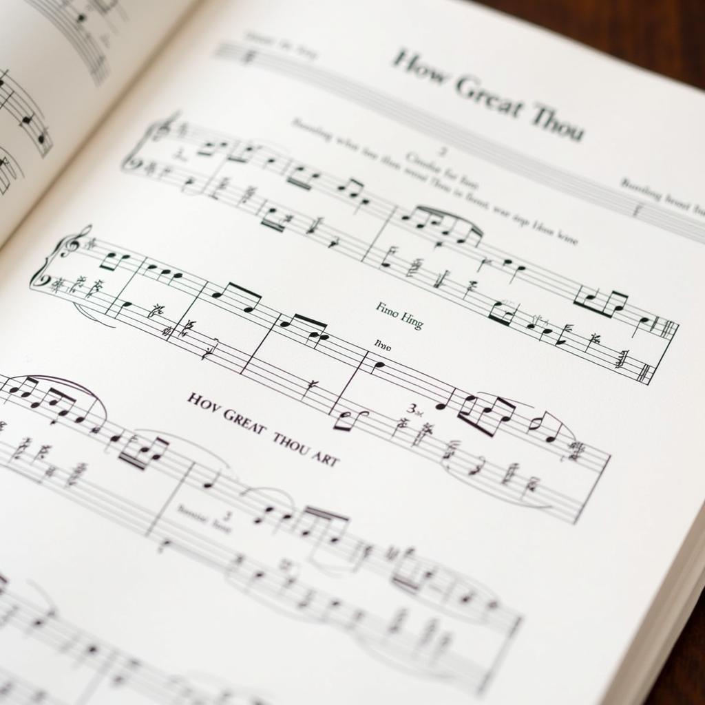 How Great Thou Art sheet music for piano