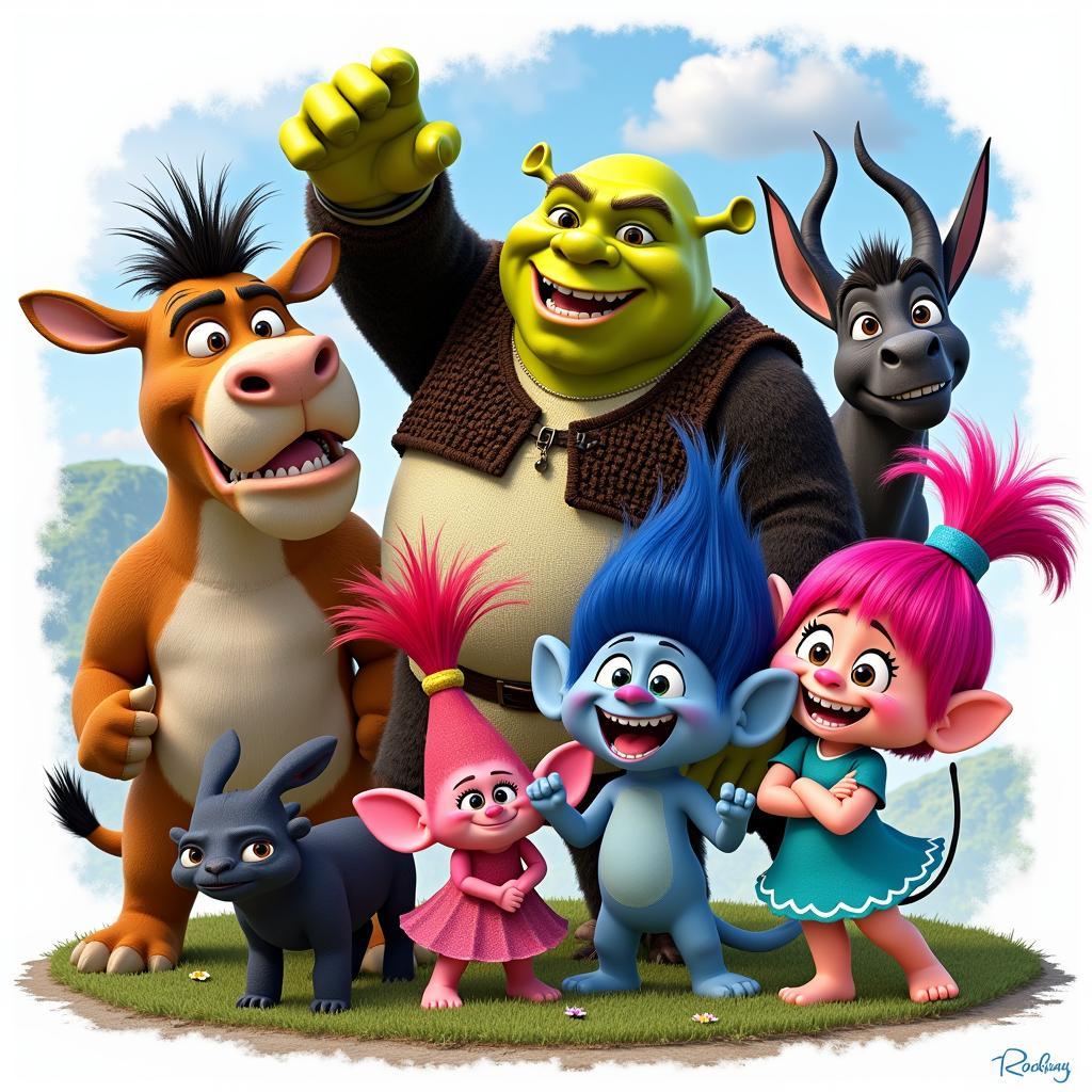 Iconic DreamWorks Characters