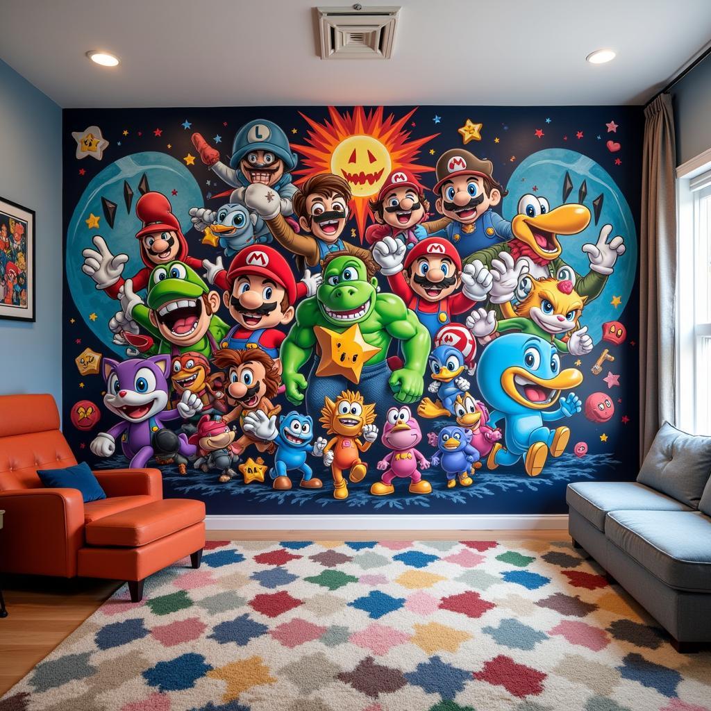 Iconic Game Characters Wall Art