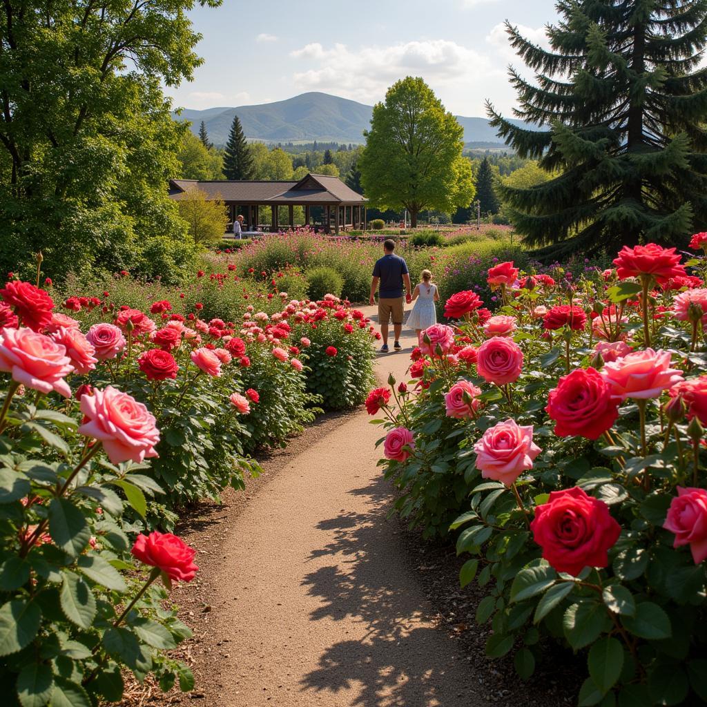 Idaho Botanical Garden Rose Garden