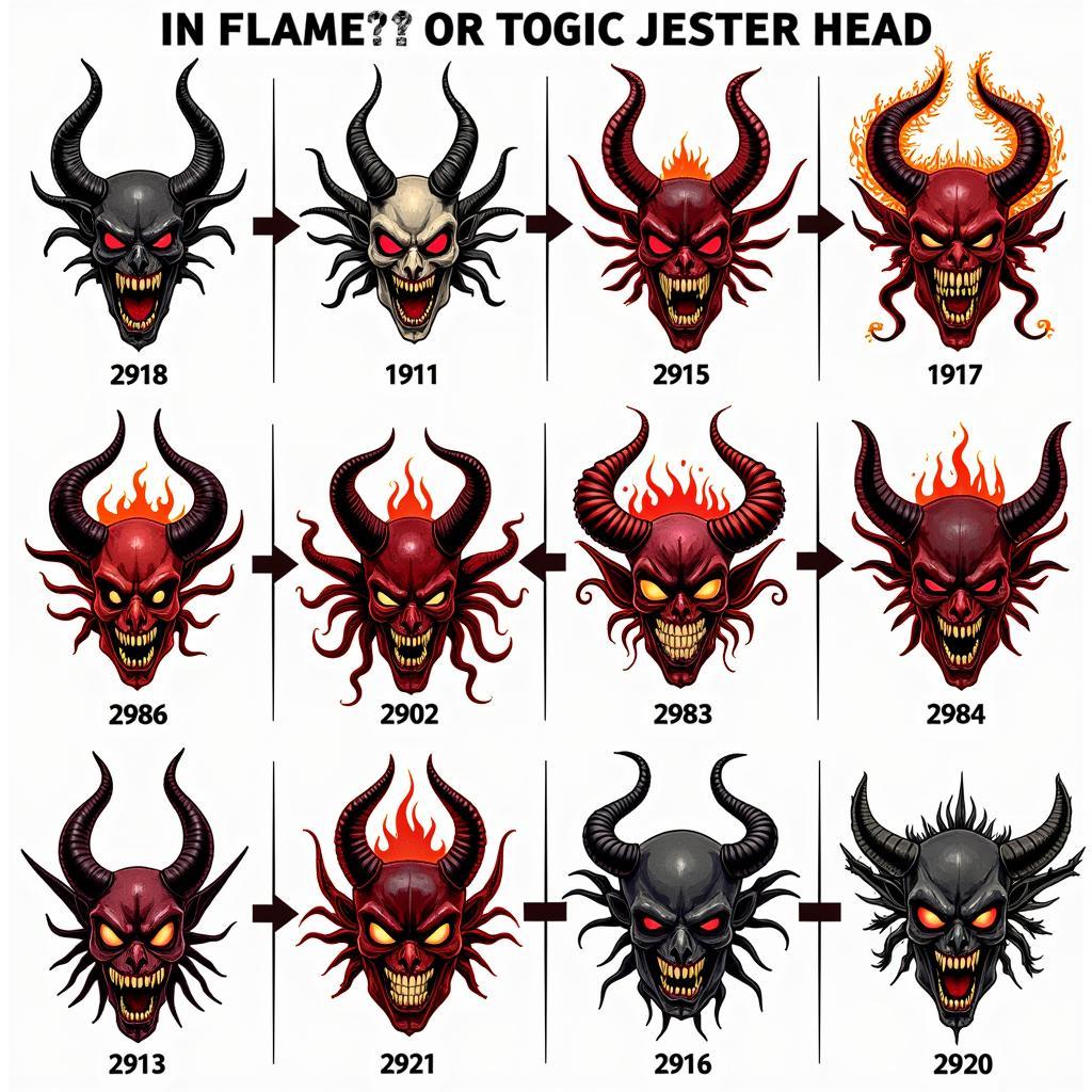 Evolution of In Flames' Jester Head