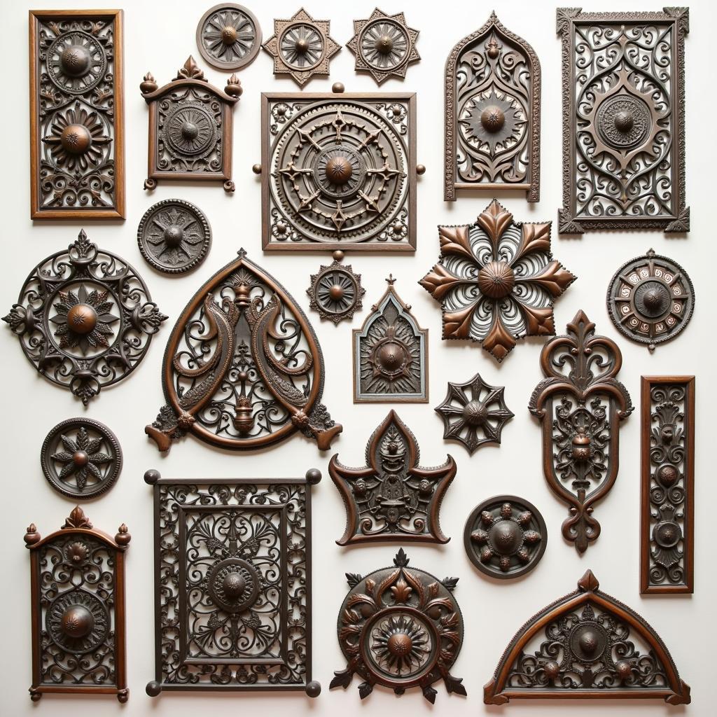 Indian Metal Wall Art Variety