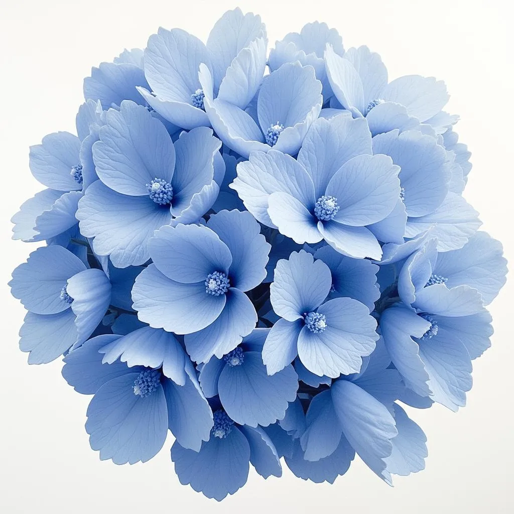 Indigo Floral Wall Art: A Tapestry of Serenity