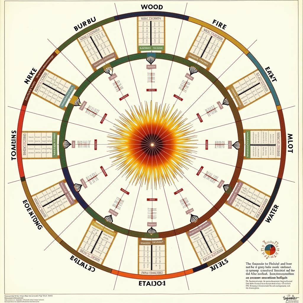 Internal Martial Arts Books: Five Elements Chart