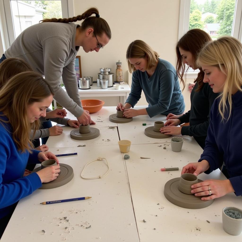 Inverness Art Festival Community Workshop Pottery