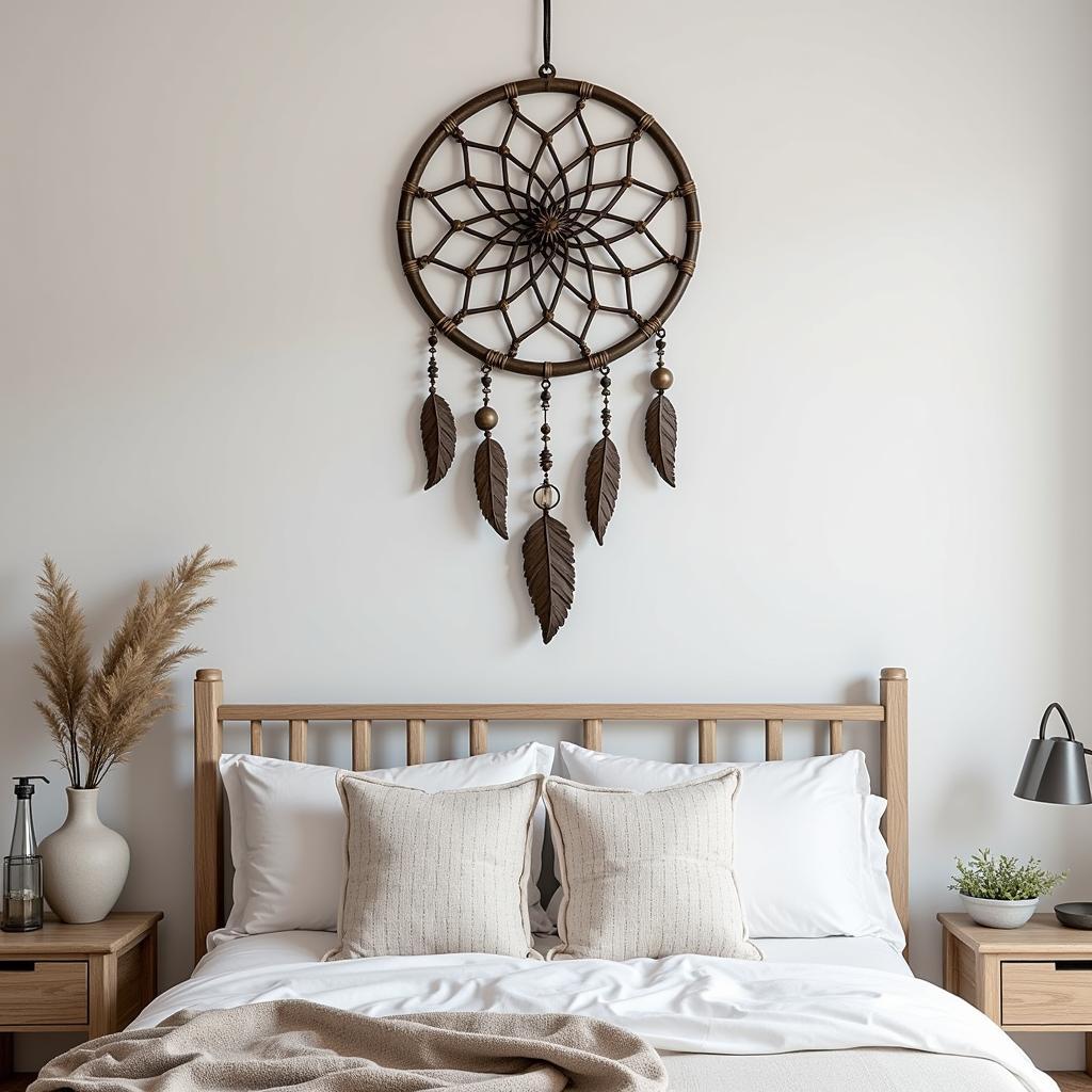 Iron Wall Decor in Bedroom