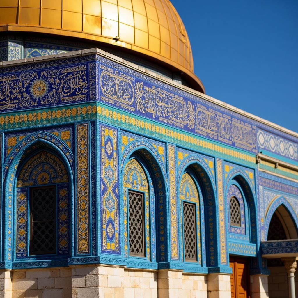 Islamic Art: Dome of the Rock Detail