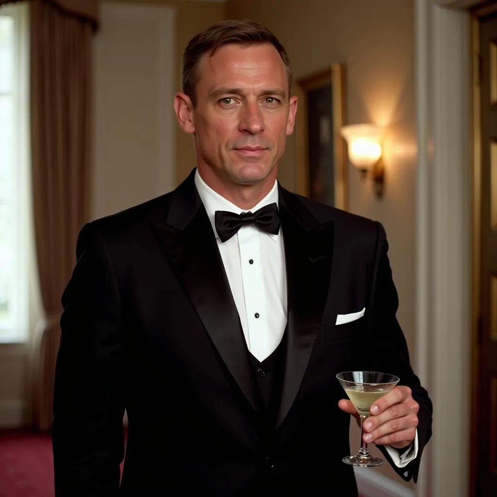 James Bond in a Tuxedo