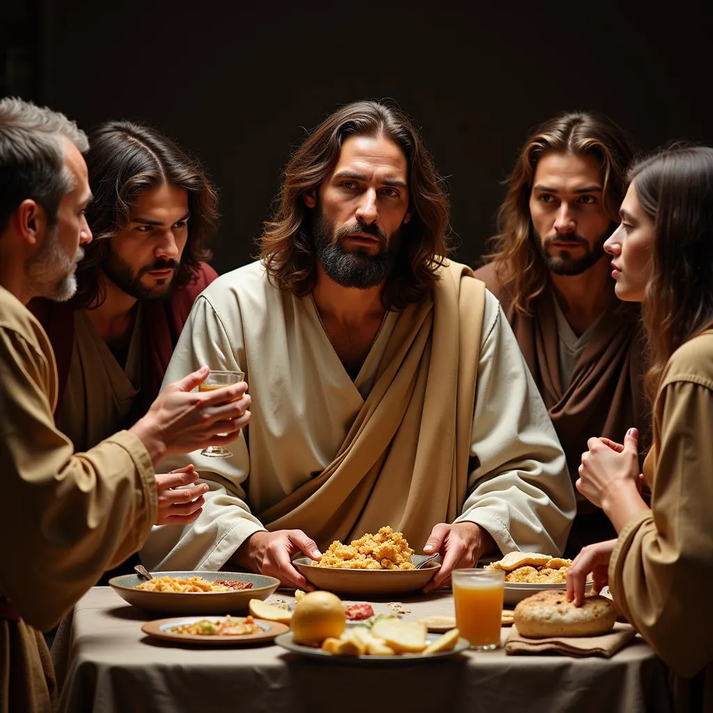 Bức tranh Jesus và các môn đồ