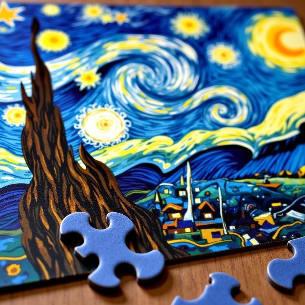 Van Gogh's Starry Night Jigsaw Puzzle Fine Art