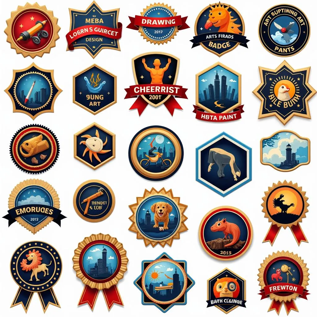 Junior Art and Design Badge Examples