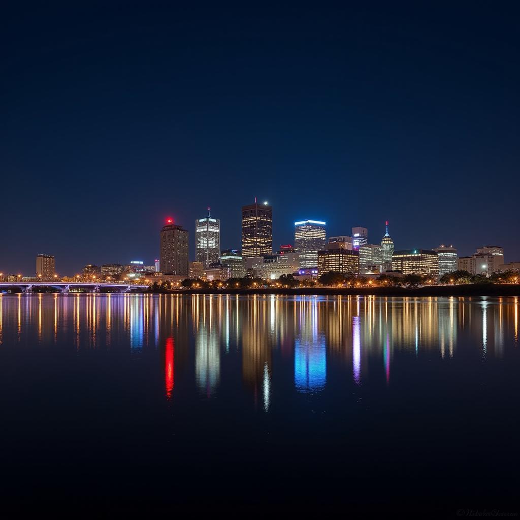 Kansas City Skyline Photography Night