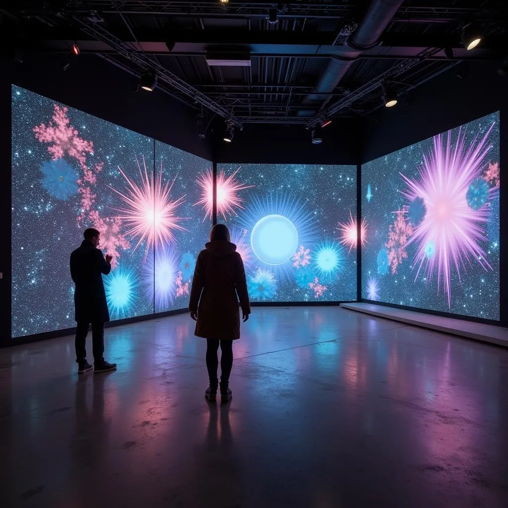 Karina B Met Art interactive installation