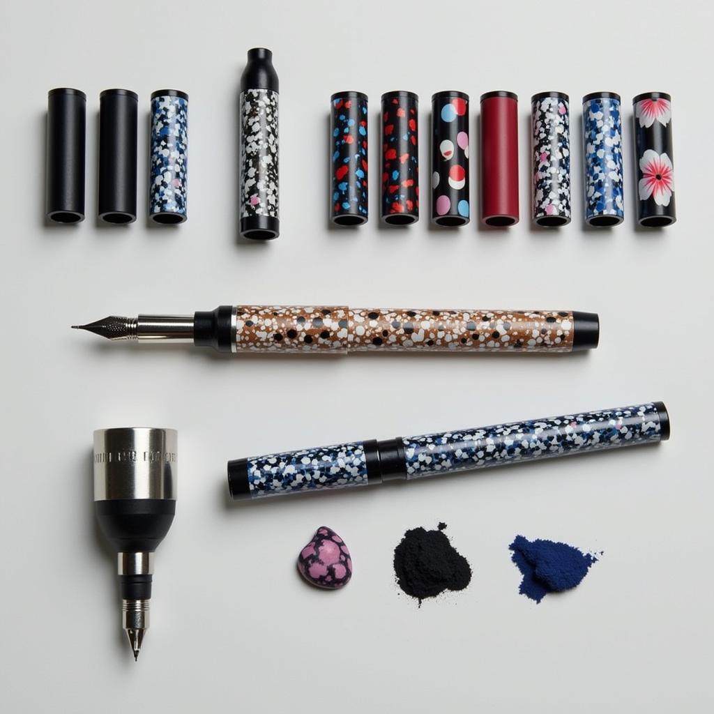 Kaweco Art Sport Terrazzo fountain pen with accessories