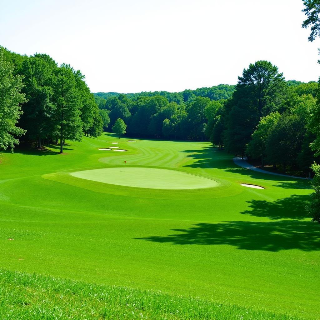 The picturesque scenery of French Lick, Indiana