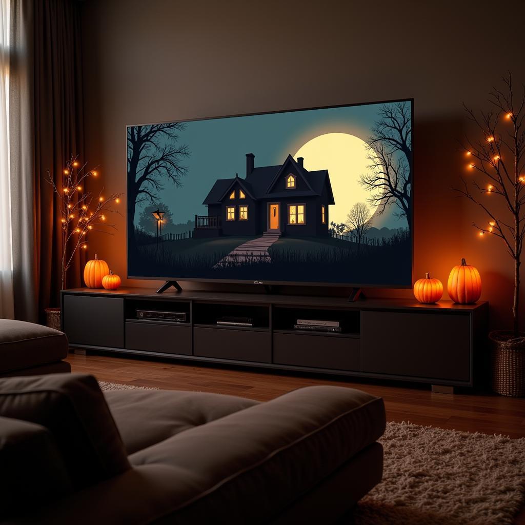 Free Halloween Frame TV Art