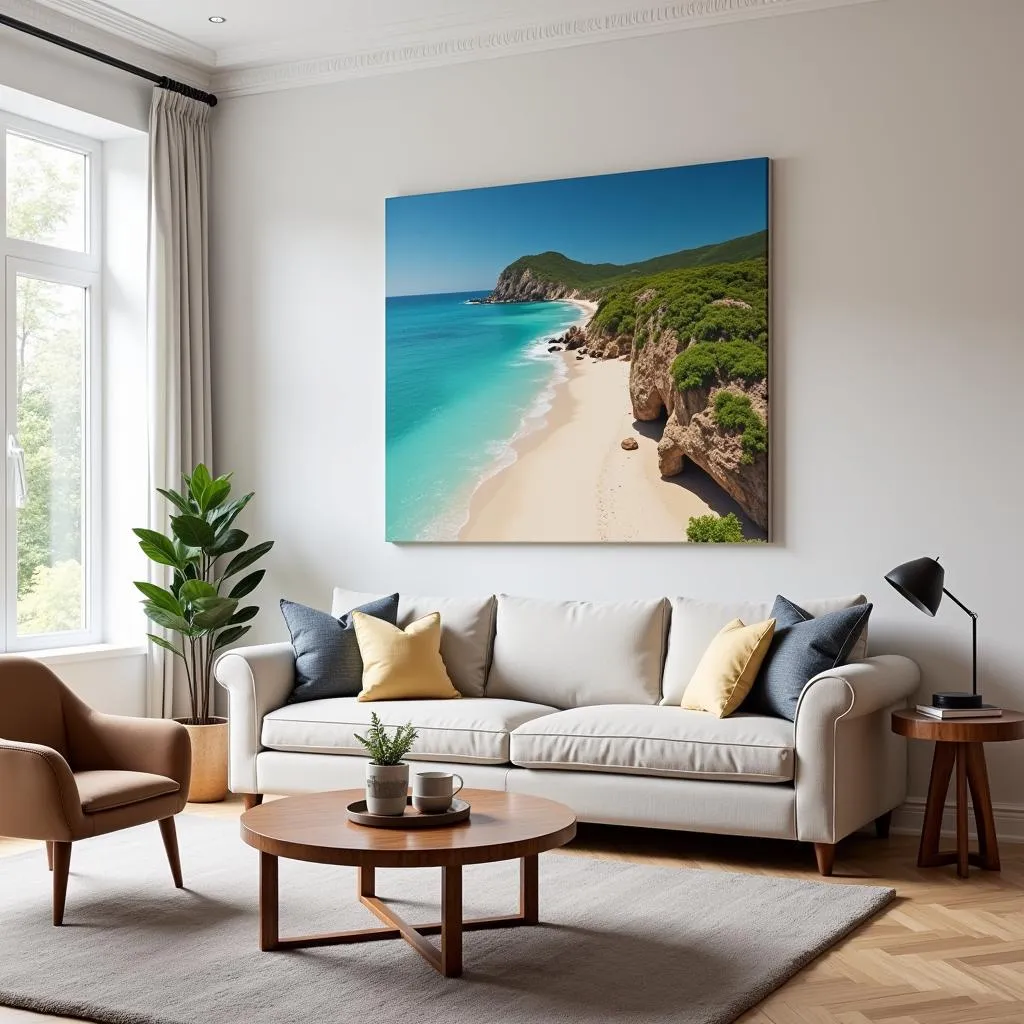 Tranh Canvas 30x40 treo tường phòng khách