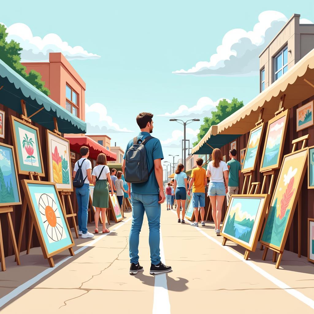 Exploring the local art market