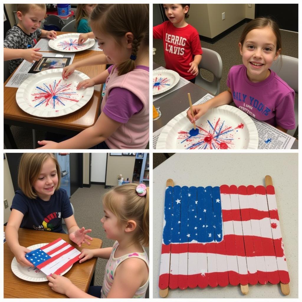 Kids 4th of July Art and Crafts