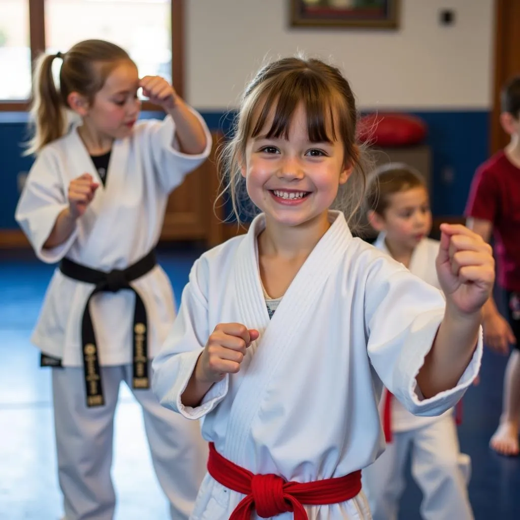 Kids taekwondo class in Montrose CO