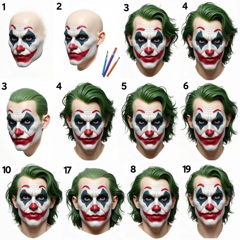 Joker Face Painting Techniques