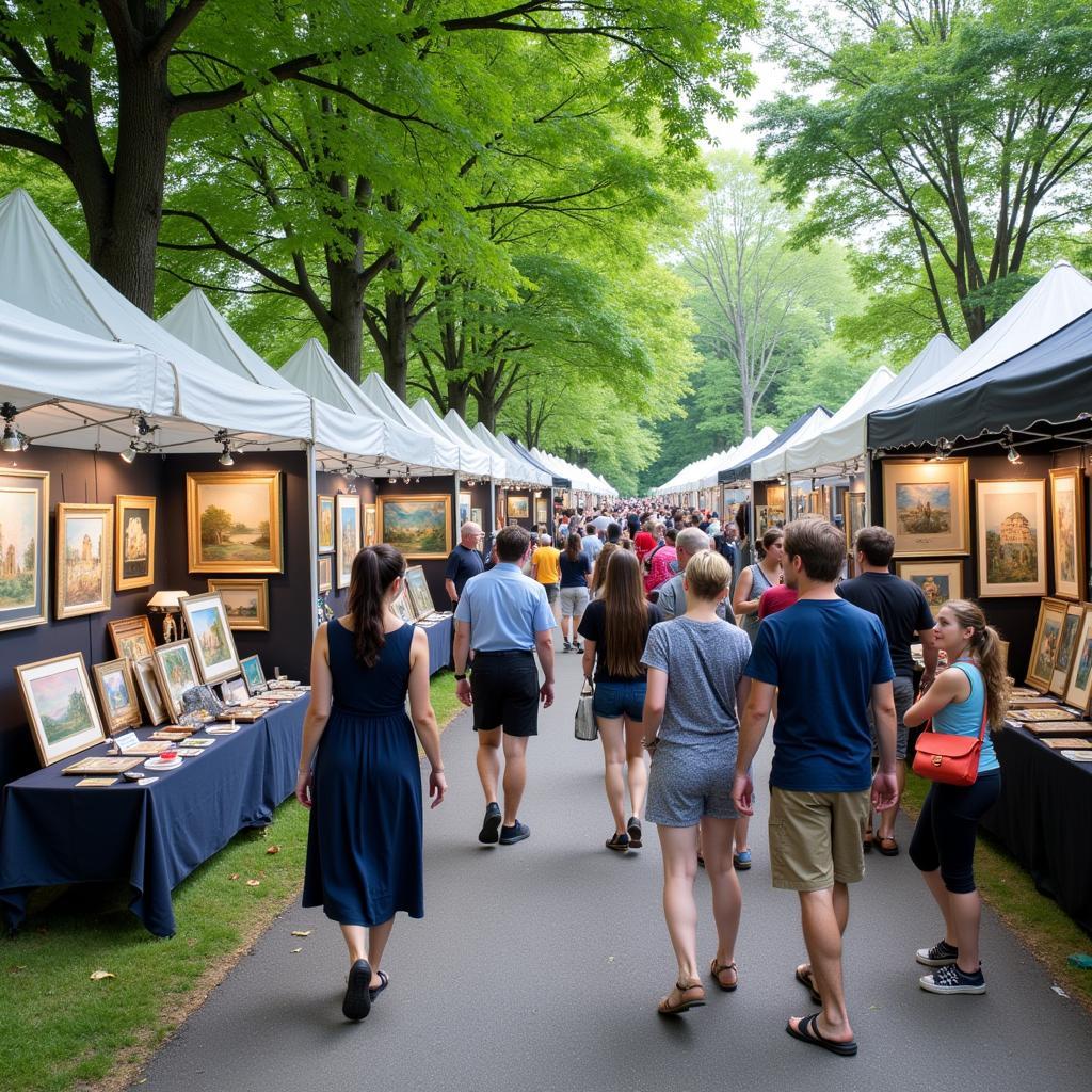 Khung cảnh Lake Geneva Art Fair